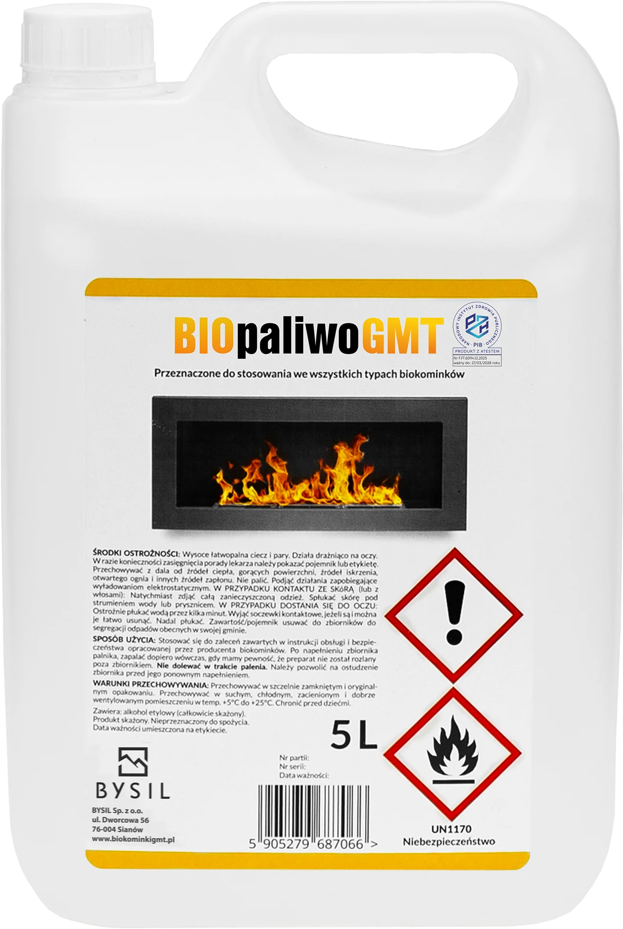 bio paliwo do kominka 5l